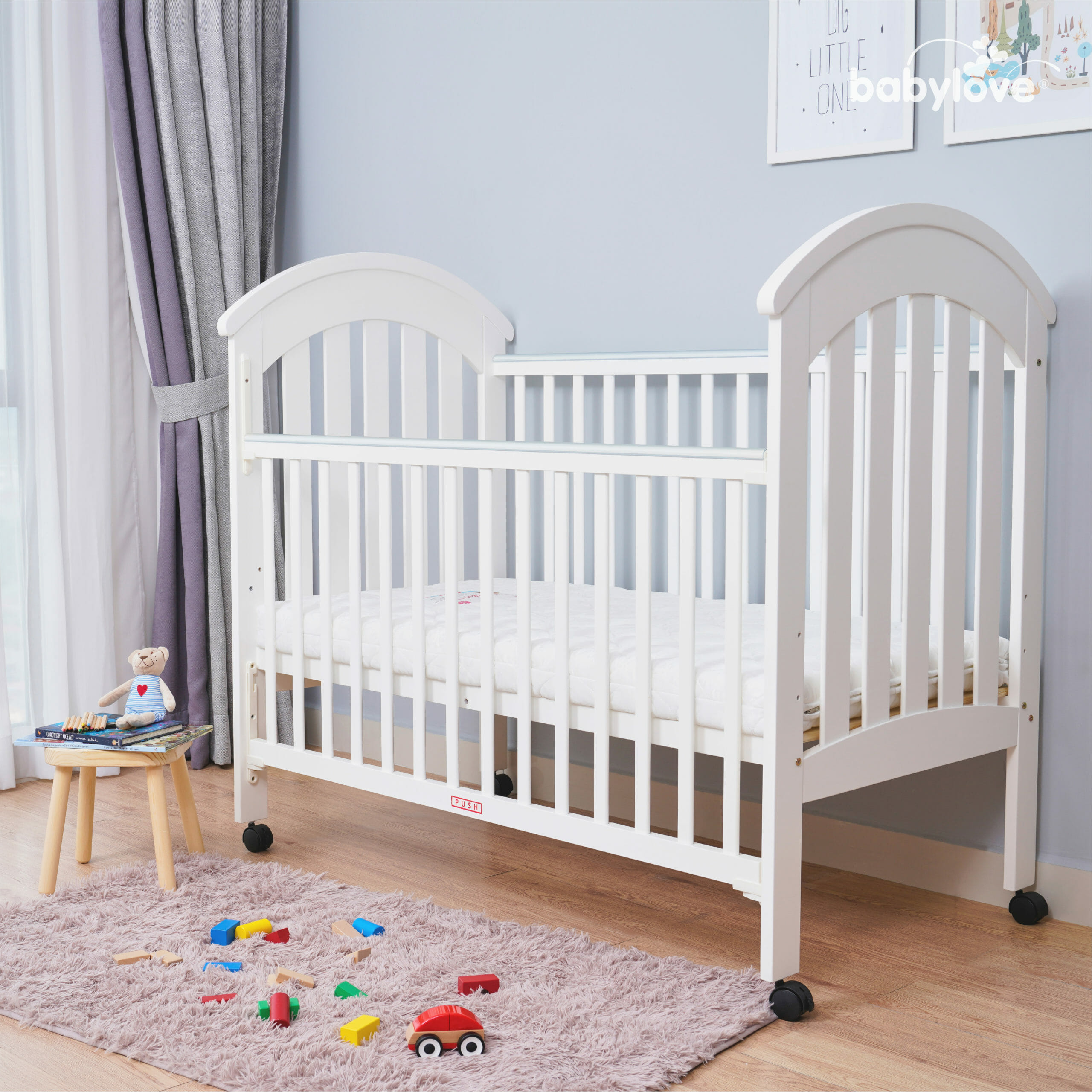 Babylove Best Convertible Tory 4 in 1 Cotbed (130x70cm)